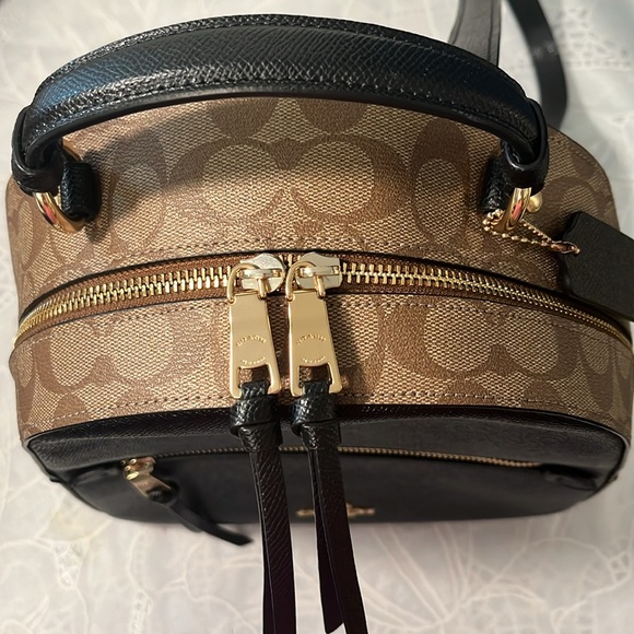 Coach adjustable backpack black/brown - Picture 7 of 9